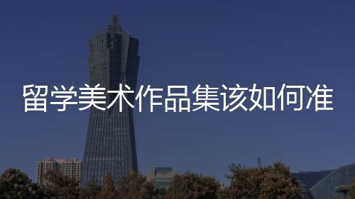 留学美术作品集该如何准备？